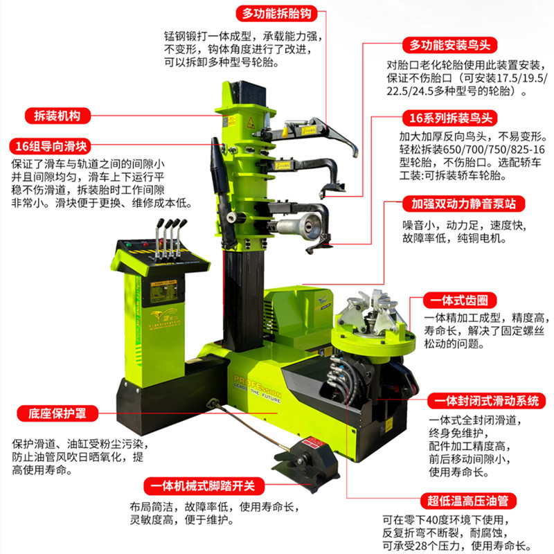 大型扒胎機(jī)與車(chē)載扒胎機(jī)誰(shuí)才是